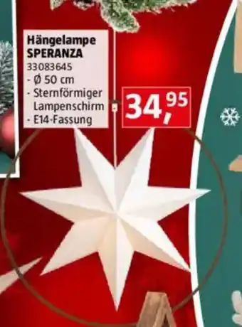 Bauhaus Hängelampe speranza Angebot