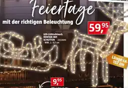 Bauhaus Led-lichtschlauch rentier mit schlitten Angebot