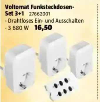 Bauhaus Voltomat funksteckdosen- set 3+1 Angebot