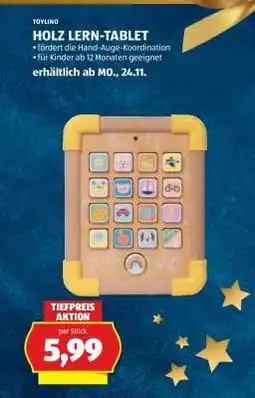 Hofer HOLZ LERN-TABLET Angebot