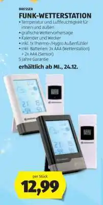 Hofer BRESSER FUNK-WETTERSTATION Angebot
