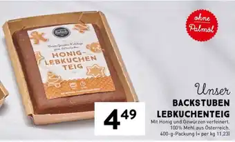 Interspar Unser BACKSTUBEN LEBKUCHENTEIG Angebot