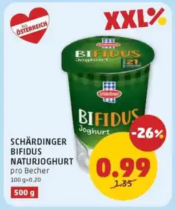 PENNY SCHÄRDINGER BIFIDUS NATURJOGHURT Angebot