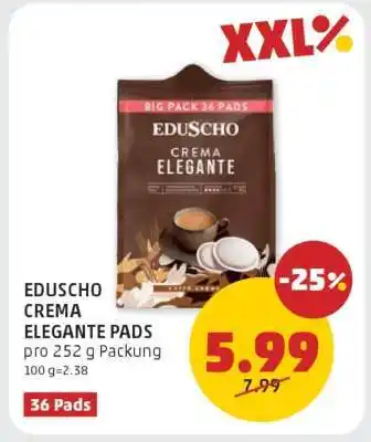 PENNY EDUSCHO CREMA ELEGANTE PADS Angebot