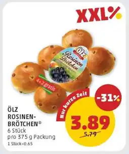 PENNY Ölz Rosinenbrötchen Angebot