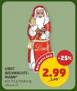 PENNY LINDT WEIHNACHTS-MANN Angebot