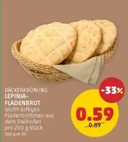 PENNY Bäckerkrönung lepinja fladenbrot Angebot