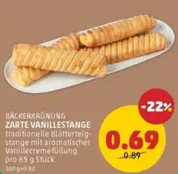 PENNY Bäckerkrönung zarte vanillestange Angebot