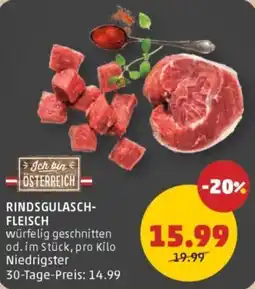 PENNY Rindsgulasch fleisch Angebot