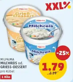 PENNY Milprima milchreis od. griess-dessert Angebot
