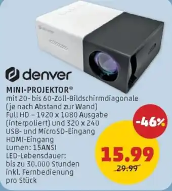 PENNY MINI-PROJEKTOR Angebot