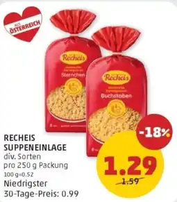 PENNY Recheis suppeneinlage Angebot