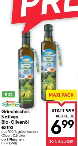 Maximarkt Griechisches natives bio-olivenöl extra Angebot