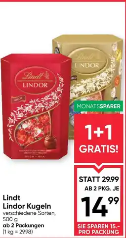 Maximarkt Lindt Lindor Kugeln Angebot