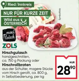 Maximarkt Hirschgulasch Angebot