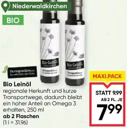 Maximarkt Bio Leinöl Angebot