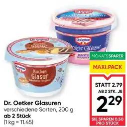 Maximarkt Dr. oetker glasuren Angebot
