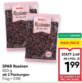 Maximarkt SPAR Rosinen Angebot