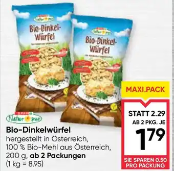 Maximarkt Bio-Dinkelwürfel Angebot
