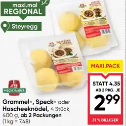 Maximarkt Grammel Speck oder Hascheeknödel Angebot