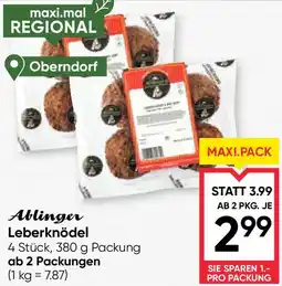 Maximarkt Ablinger Leberknödel Angebot