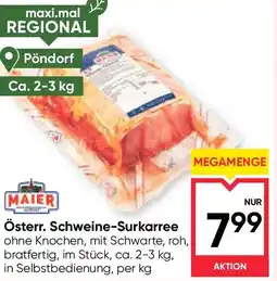 Maximarkt Österr. schweine surkarree Angebot
