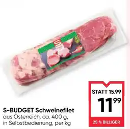 Maximarkt S-budget schweinefilet Angebot