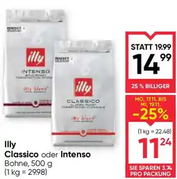 Maximarkt Illy classico oder intenso Angebot