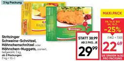 Maximarkt Stritzinger Schweine-Schnitzel, Hähnchenschnitzel oder Hähnchen Nuggets Angebot