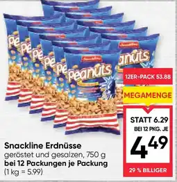 Maximarkt Snackline Erdnüsse Angebot