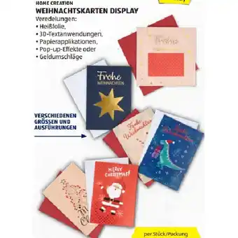Hofer Weihnachtskarten Display versch. Größen und Ausführungen HOFER Angebot