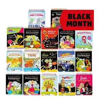 Hofer Wassermal-/Kratzbuch HOFER Angebot