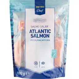 Metro Lachs Filetportionen, Preisangabe ohne MwSt. (Preis inkl. MwSt. 28,04 €), METRO Angebot