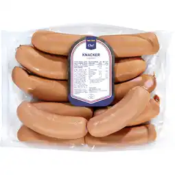 Metro Knacker, Preisangabe ohne MwSt. (Preis inkl. MwSt. 8,02 €), METRO Angebot