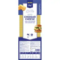 Metro Cheddar Scheiben, Preisangabe ohne MwSt. (Preis inkl. MwSt. 15,06 €), METRO Angebot