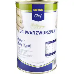 Metro Schwarzwurzeln, Preisangabe ohne MwSt. (Preis inkl. MwSt. 15,83 €), METRO Angebot