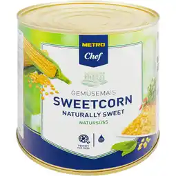 Metro Zuckermais, Preisangabe ohne MwSt. (Preis inkl. MwSt. 6,92 €), METRO Angebot