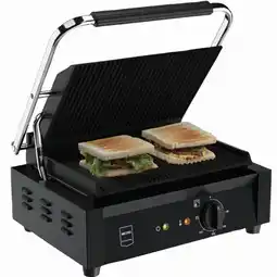 Metro Kontaktgrill GPG1201B, Preisangabe ohne MwSt. (Preis inkl. MwSt. 178,80 €), METRO Angebot
