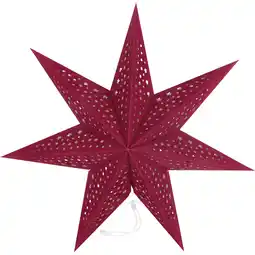 Metro LED Papierstern 70 cm, Preisangabe ohne MwSt. (Preis inkl. MwSt. 5,99 €), METRO Angebot