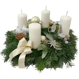 Metro Adventkranz Ø30, 35 od. 50cm, Preisangabe ohne MwSt. (Preis inkl. MwSt. 32,76 €), METRO Angebot