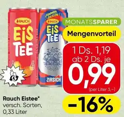 Spar Rauch Eistee Angebot