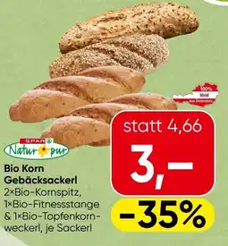 Spar Bio Korn Gebäcksackerl Angebot