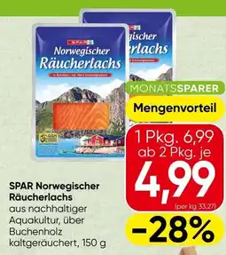 Spar SPAR Norwegischer Räucherlachs Angebot