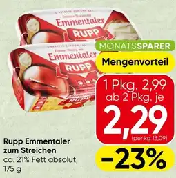 Spar Rupp Emmentaler zum Streichen Angebot