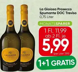 Spar La Gioiosa Prosecco Spumante DOC Treviso Angebot