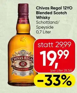 Spar Chivas Regal 12YO Blended Scotch Whisky Angebot