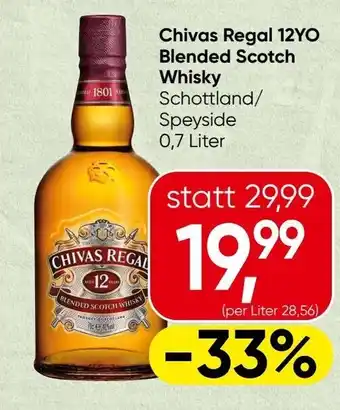 Spar Chivas Regal 12YO Blended Scotch Whisky Angebot