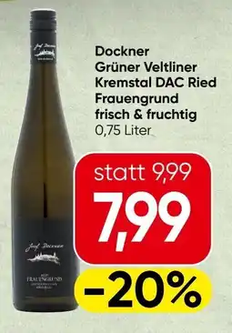 Spar Dockner Grüner Veltliner Kremstal DAC Ried Frauengrund frisch & fruchtig Angebot