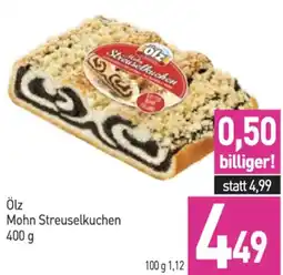 Sutterlüty Ölz Mohn Streuselkuchen Angebot