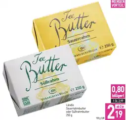 Sutterlüty Ländle Sauerrahmbutter oder Süßrahmbutter Angebot